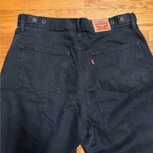 Levi’s women’s cinch baggy Black Jeans
